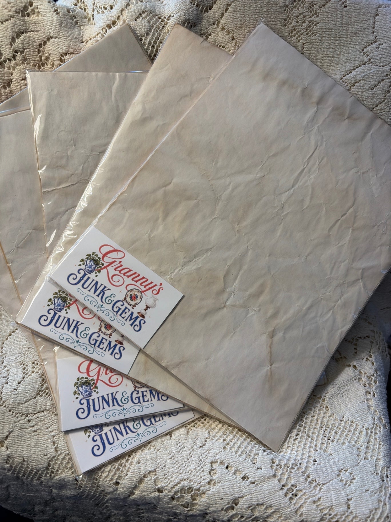 Handmade Coffee dyed copy paper (15) sheets