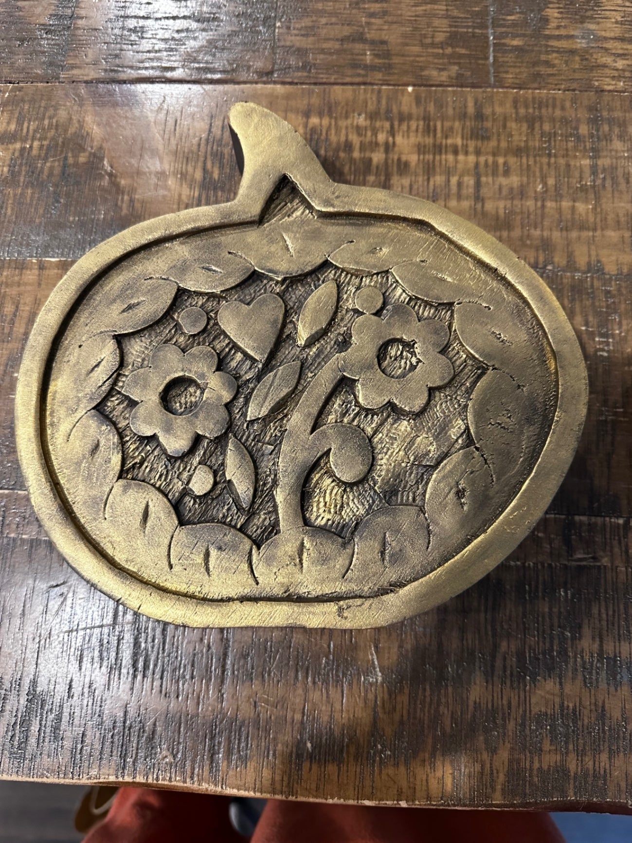 Wood pumpkins 