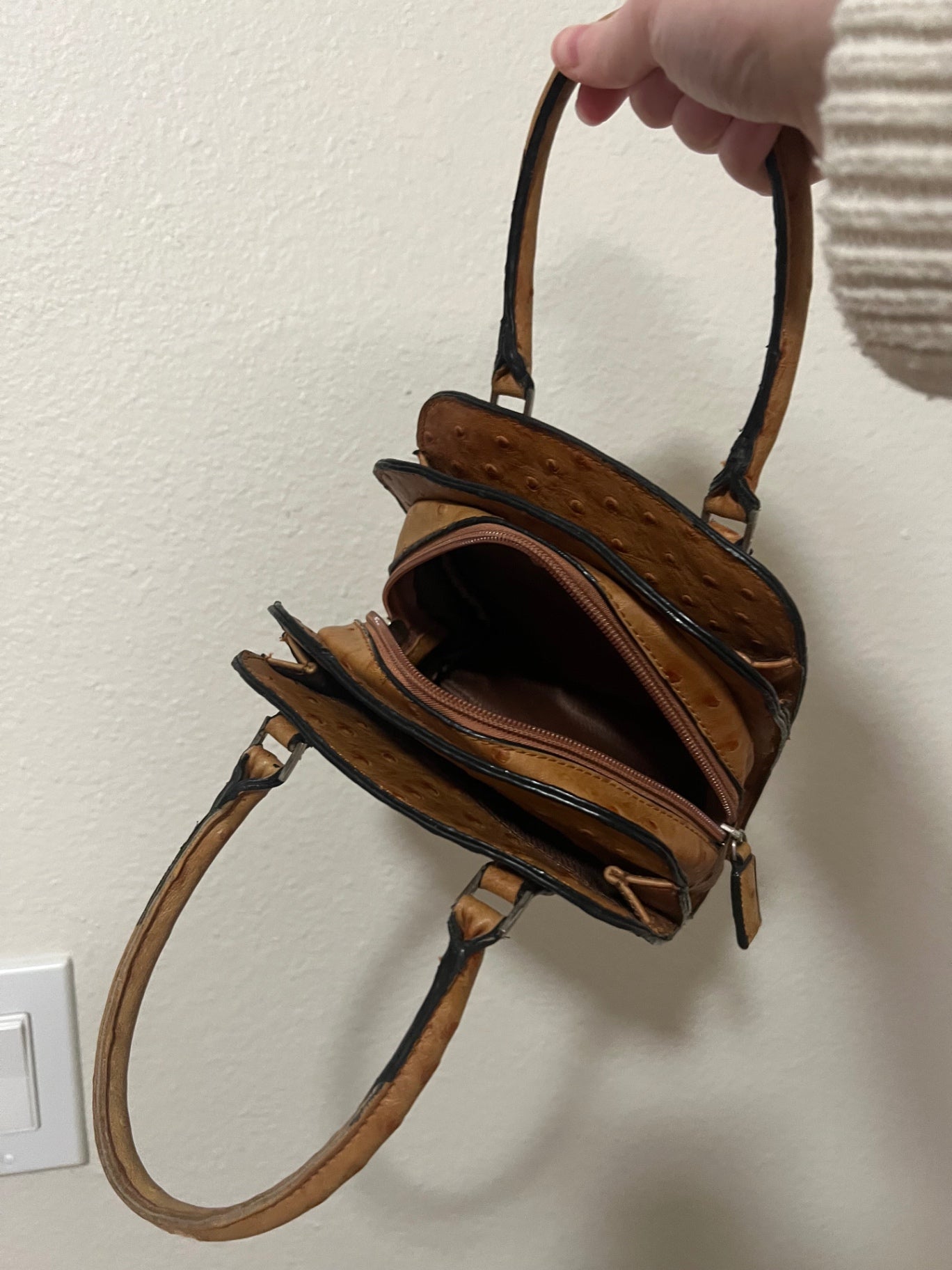 Ostrich Leather Purse