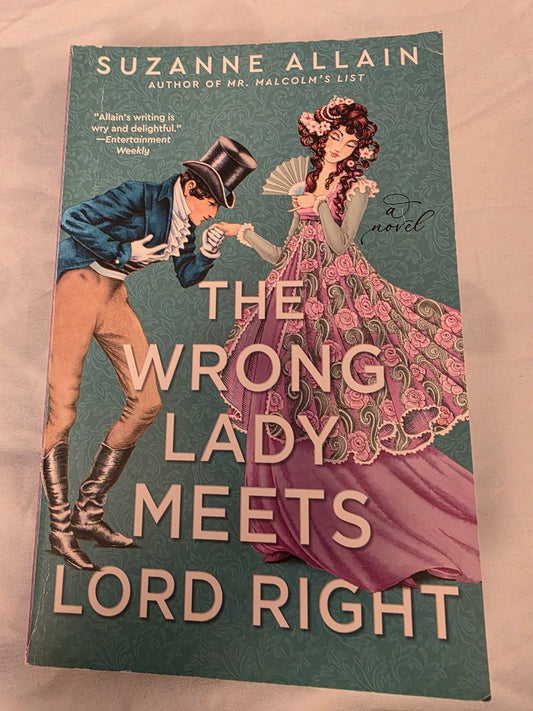 THE WRONG LADY MEETS LORD WRIGHT.