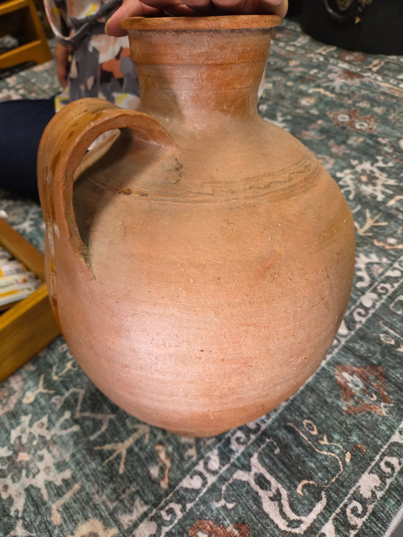 Terracotta jug