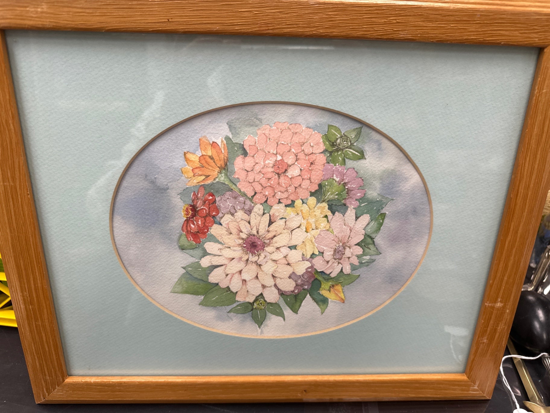 Original watercolor by local artist, Mary Heffner