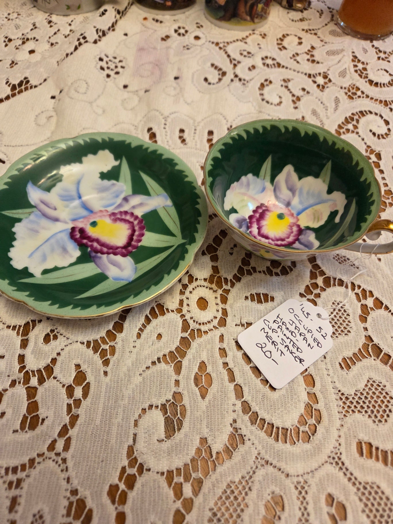 Occupied Japan cup and saucer. Merit