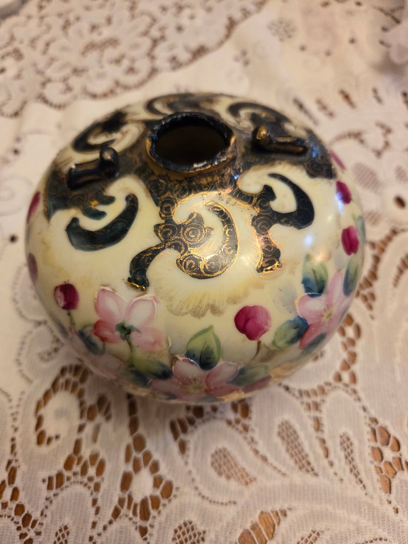 Hand painted Nippon vase