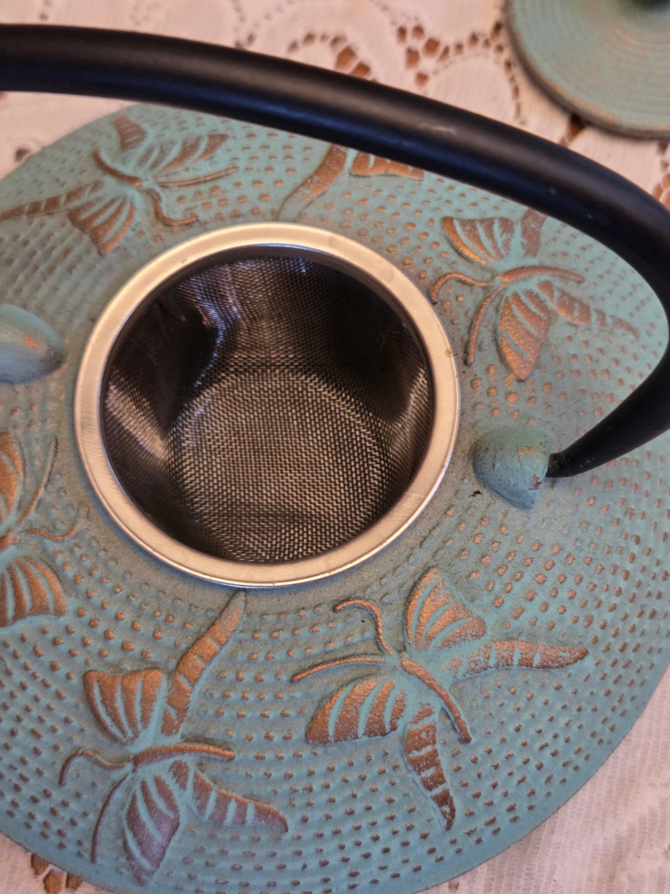 Cast ir9n Japanese teapot