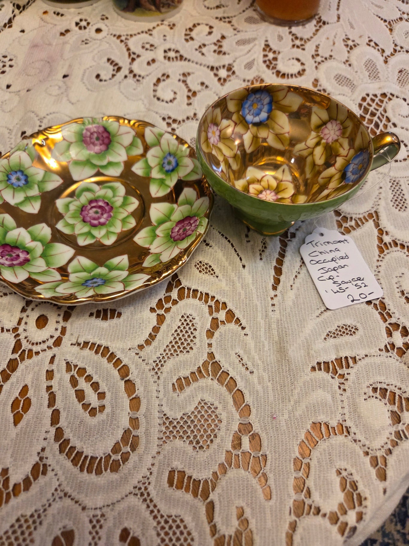 Occupied Japan cup and saucer