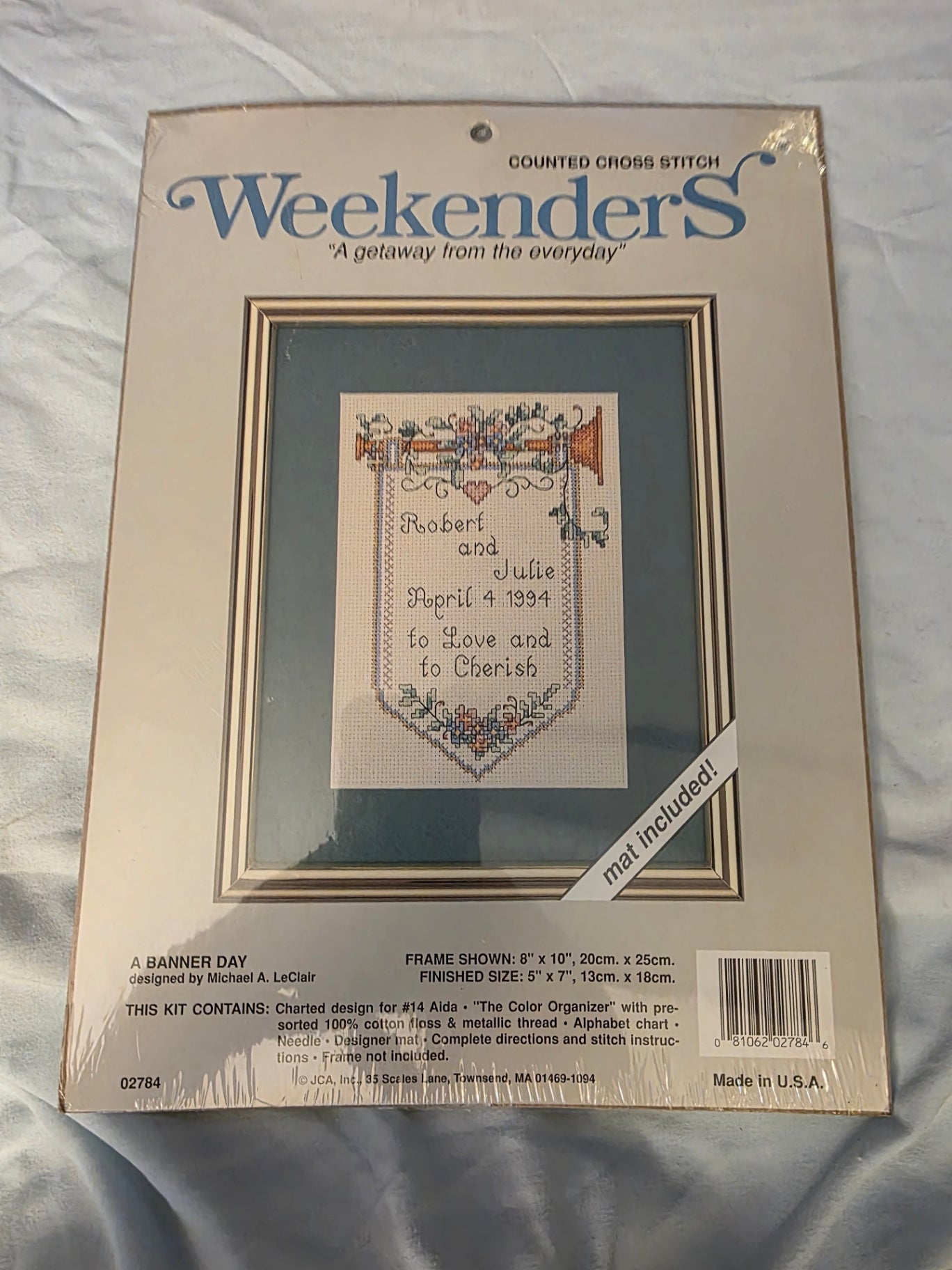 WEEKENDERS COUNTED CROSS STITCH.