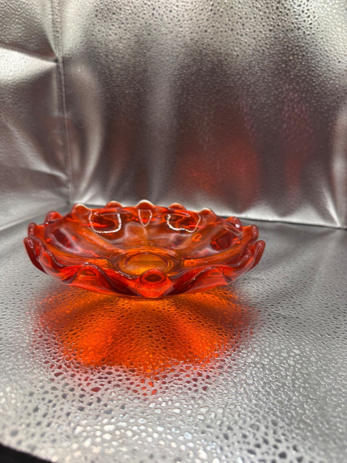 Vintage Viking Orange Dish