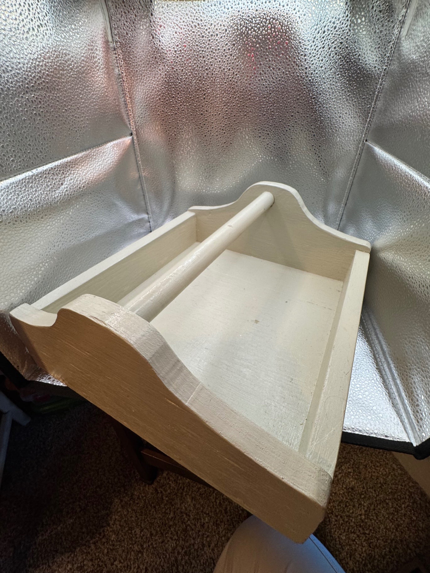 Wooden White Box