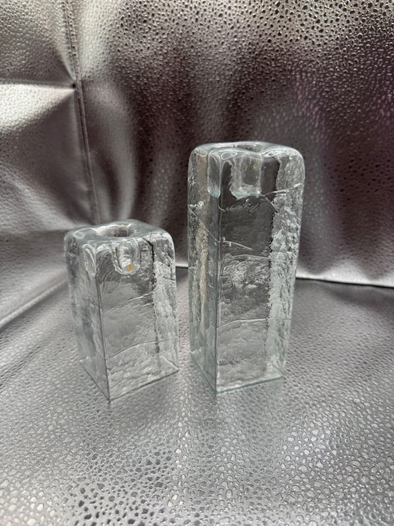 Vintage Blenko Candle Holders ( Set of 2)