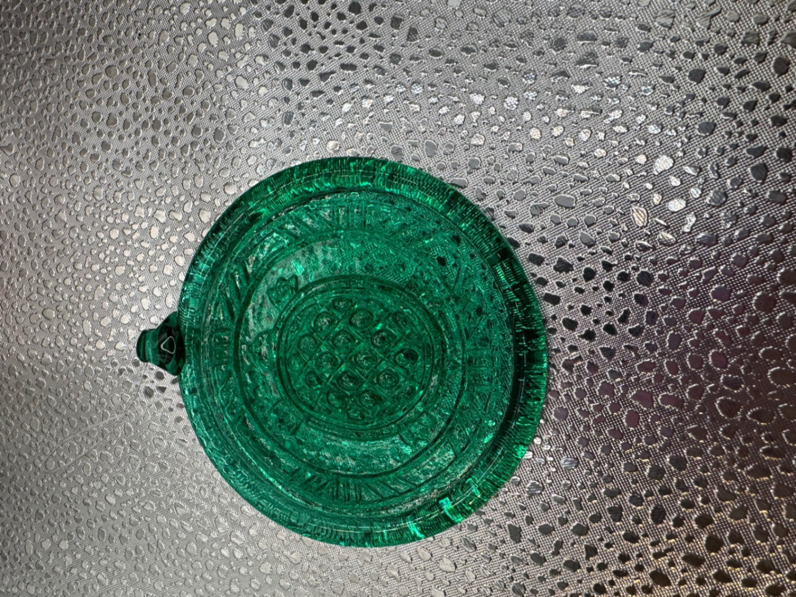 Green Glass Suncatcher