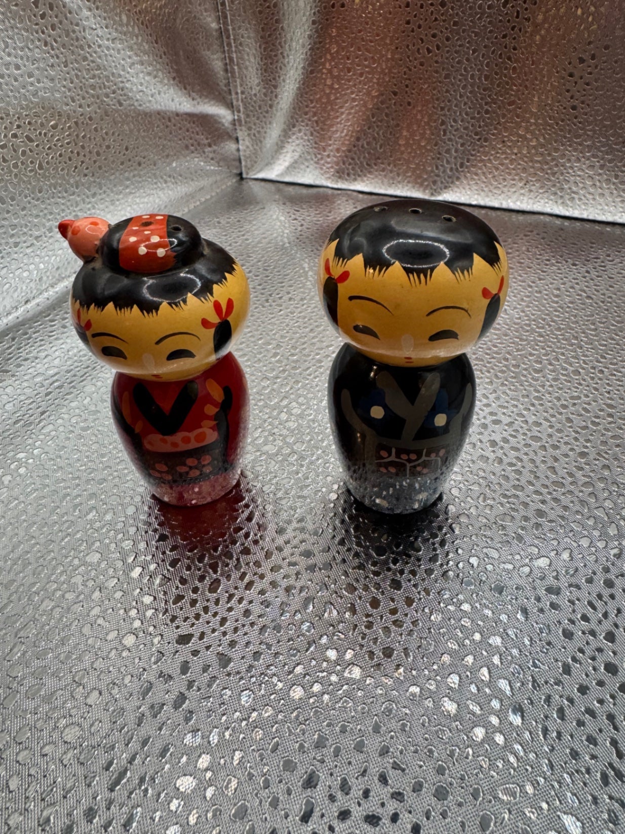 Kokeshi S & P Salt Shakers