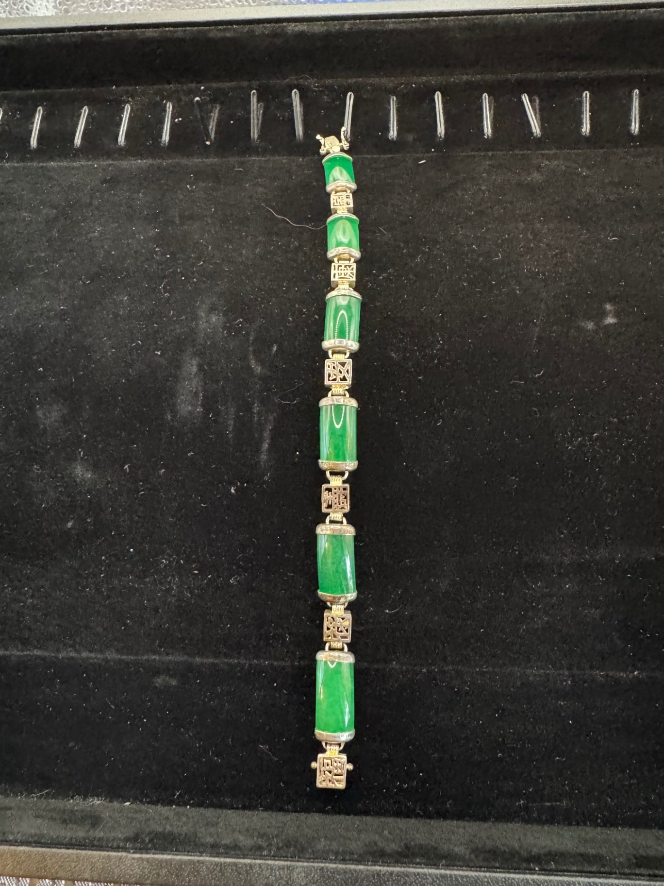 Jade and 925 Bracelet