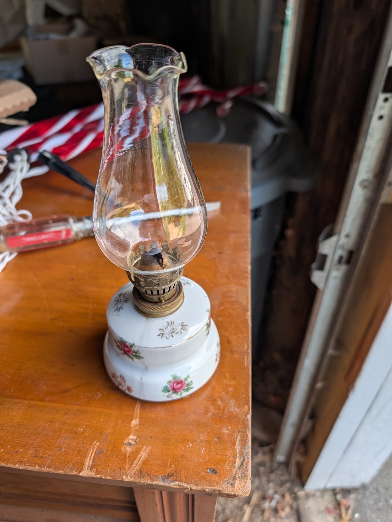 Vintage Mini Oil Lamp