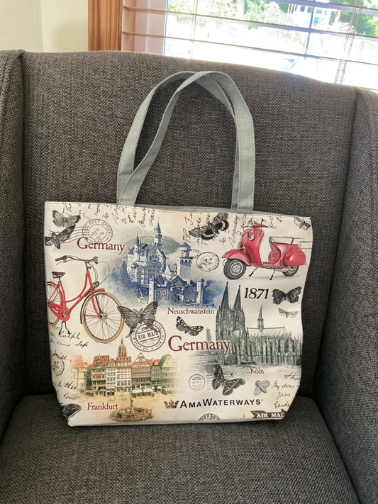 GERMAN LANDMARKS TOTE 