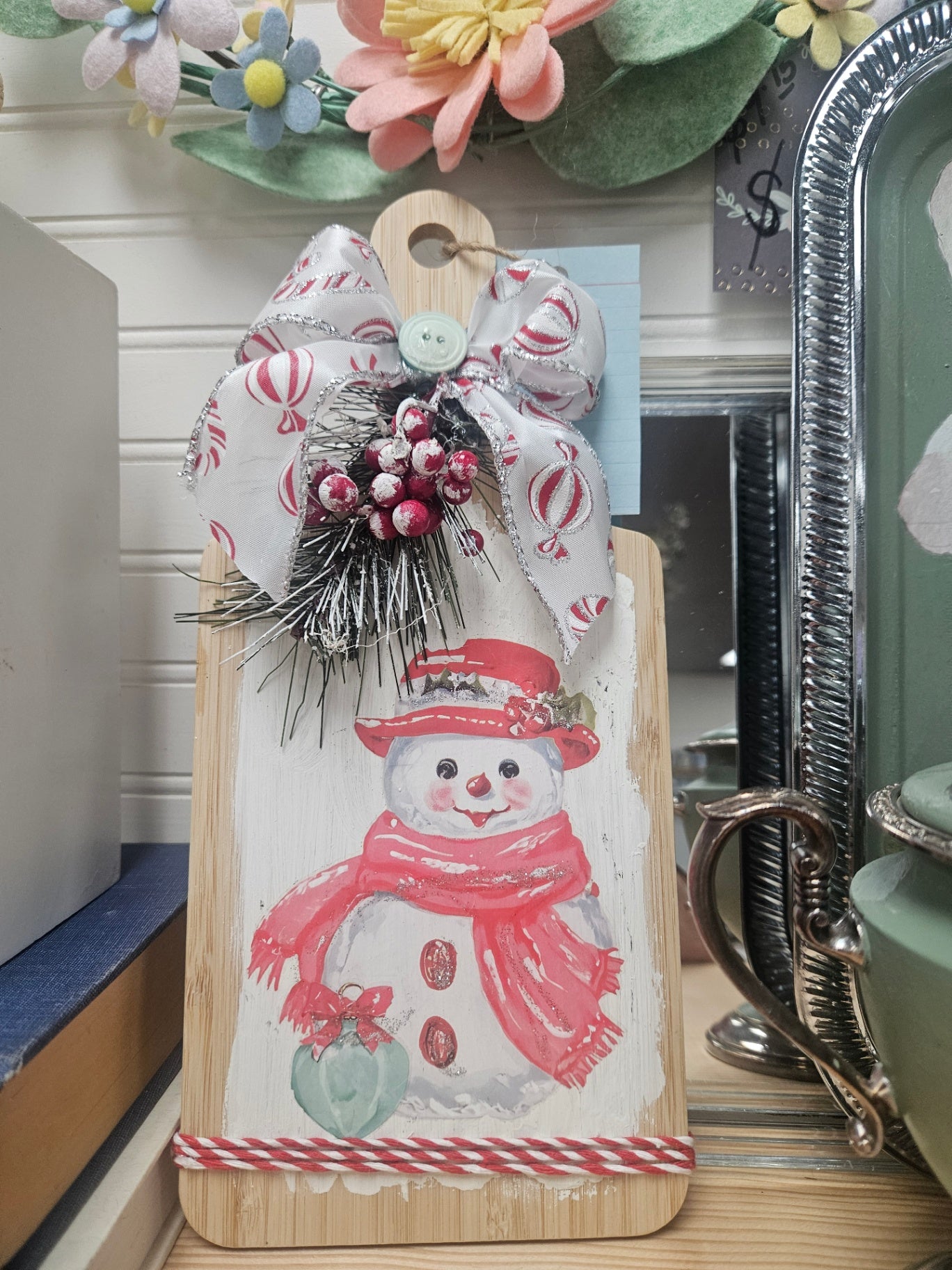 Snowman Cutting Board