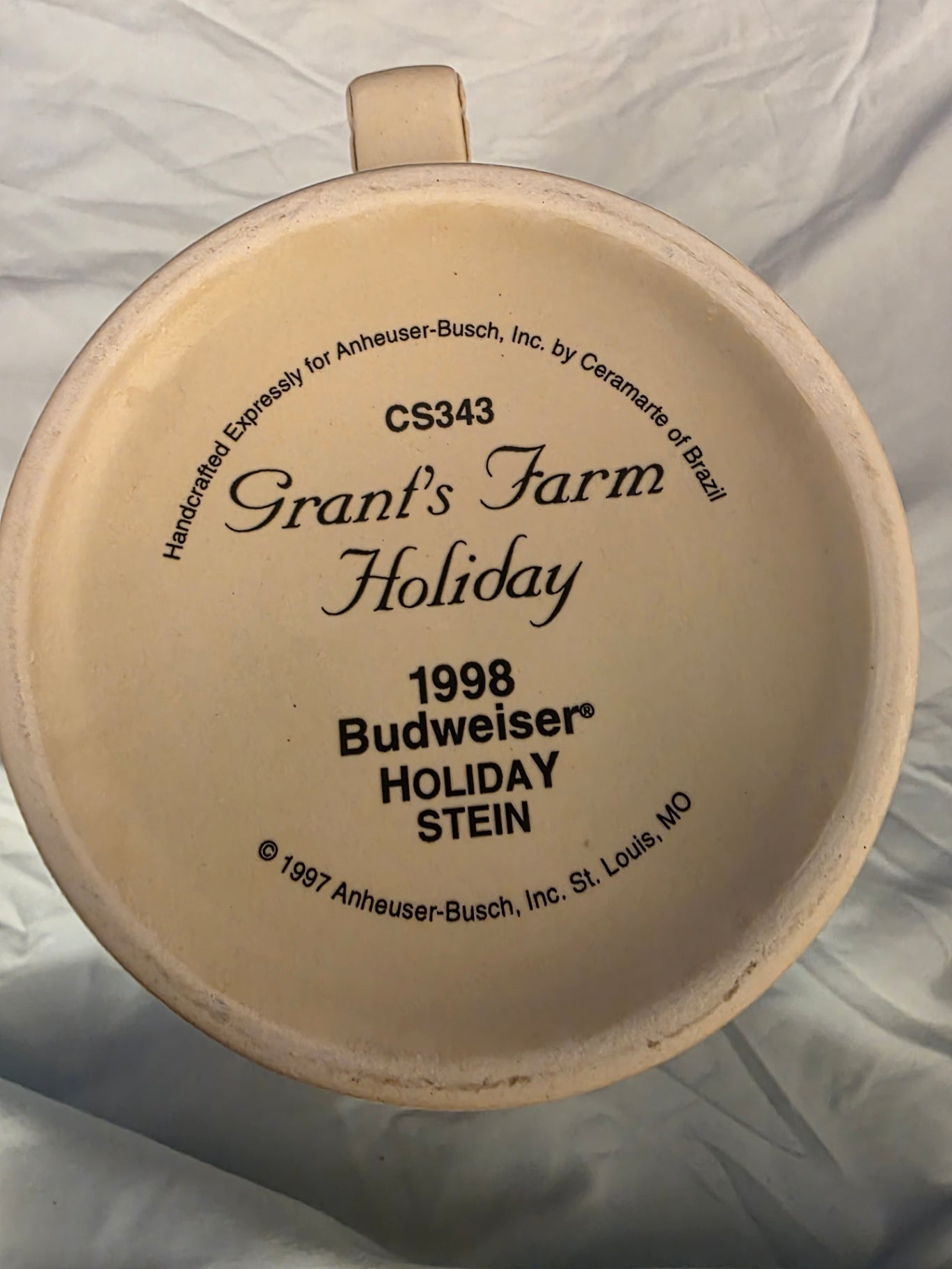 BUDWEISER, 1998 STEIN.