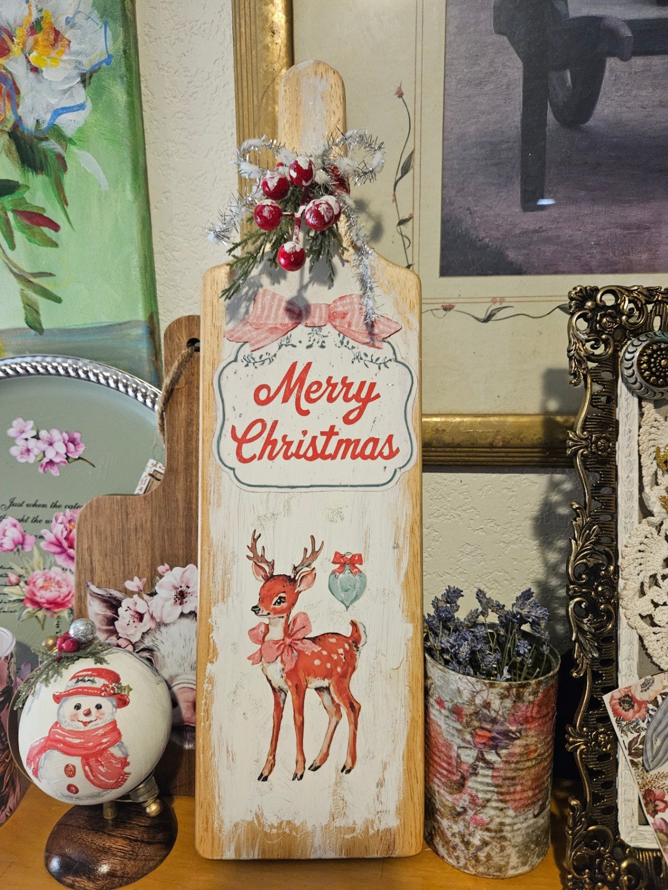 Merry Christmas/Deer Board