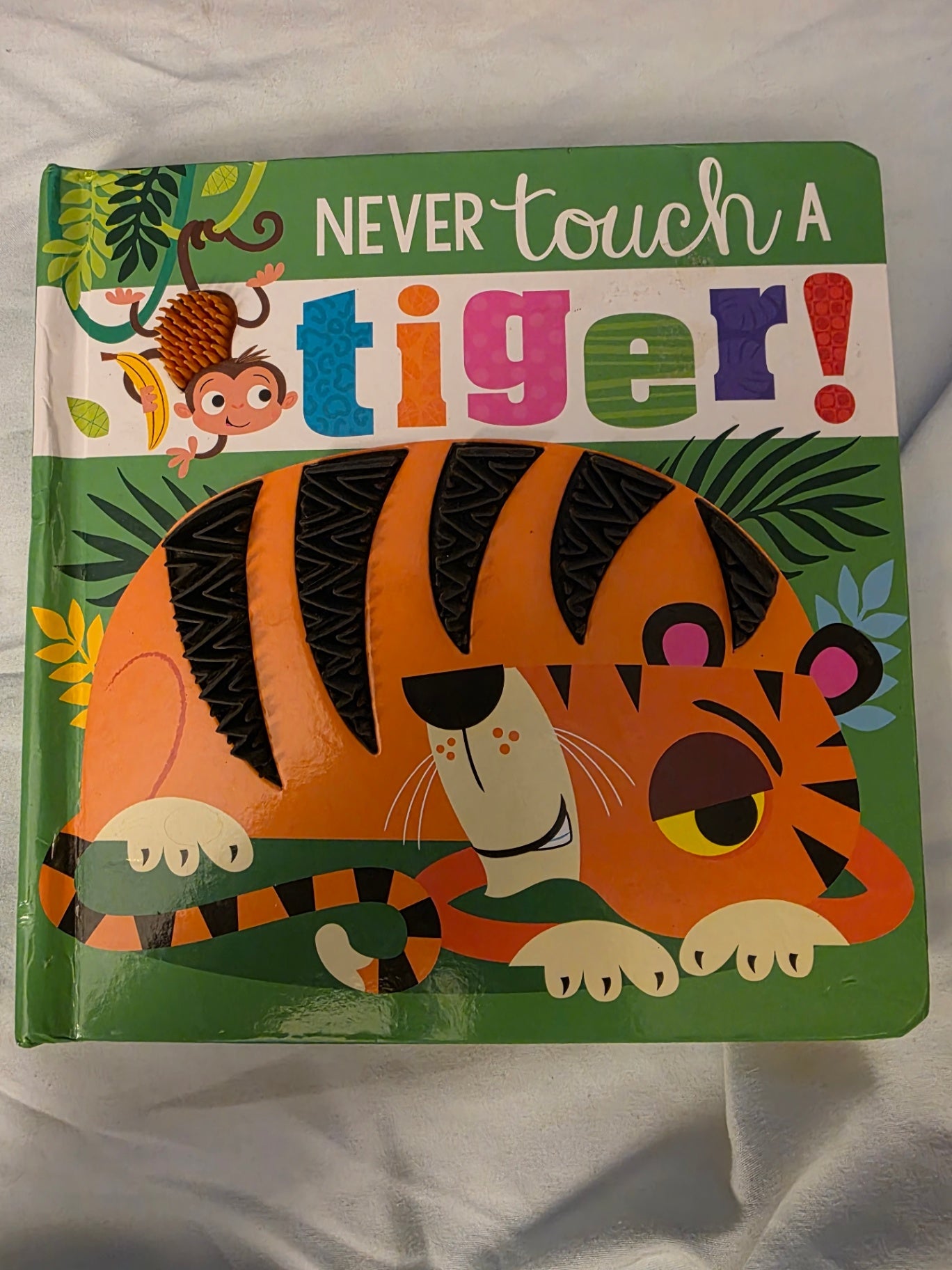 NEVER TOUCH A TIGER.
