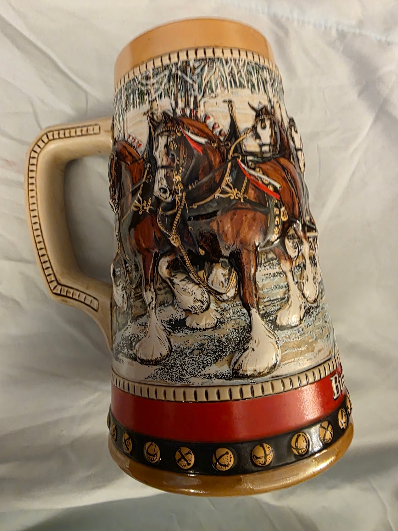 BUDWEISER, 1988 STEIN.