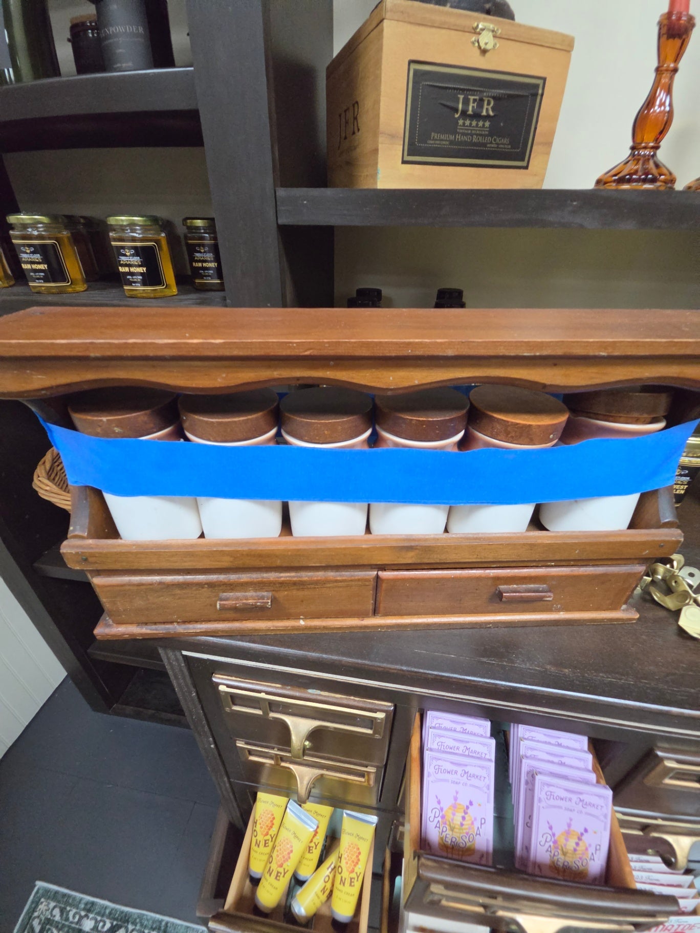 Vintage spice rack