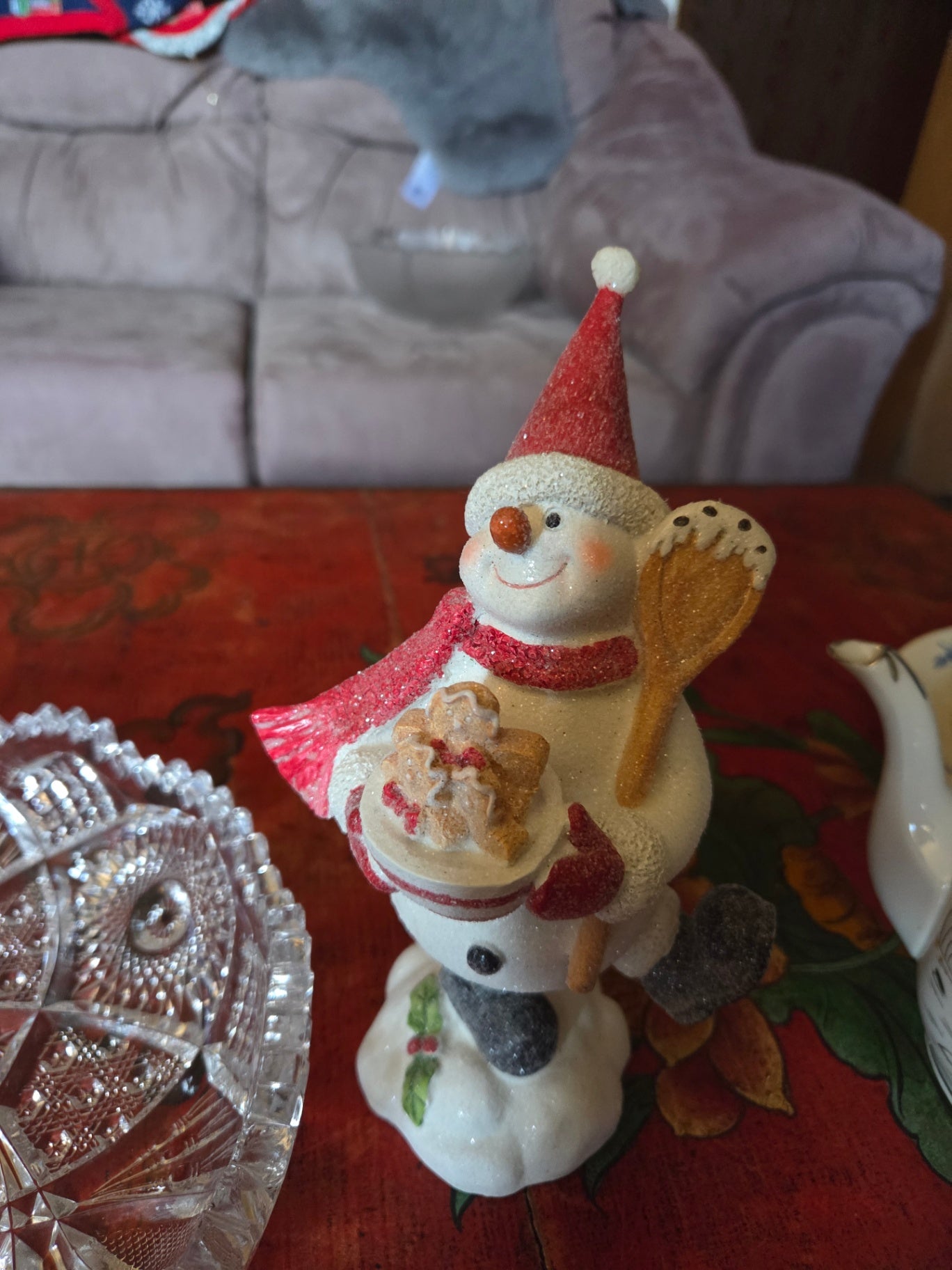 Baking snowman
