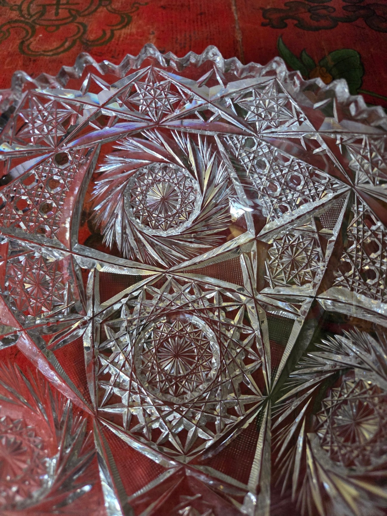 American Brilliana cut glass bowl