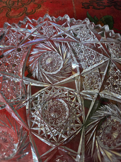 American Brilliana cut glass bowl