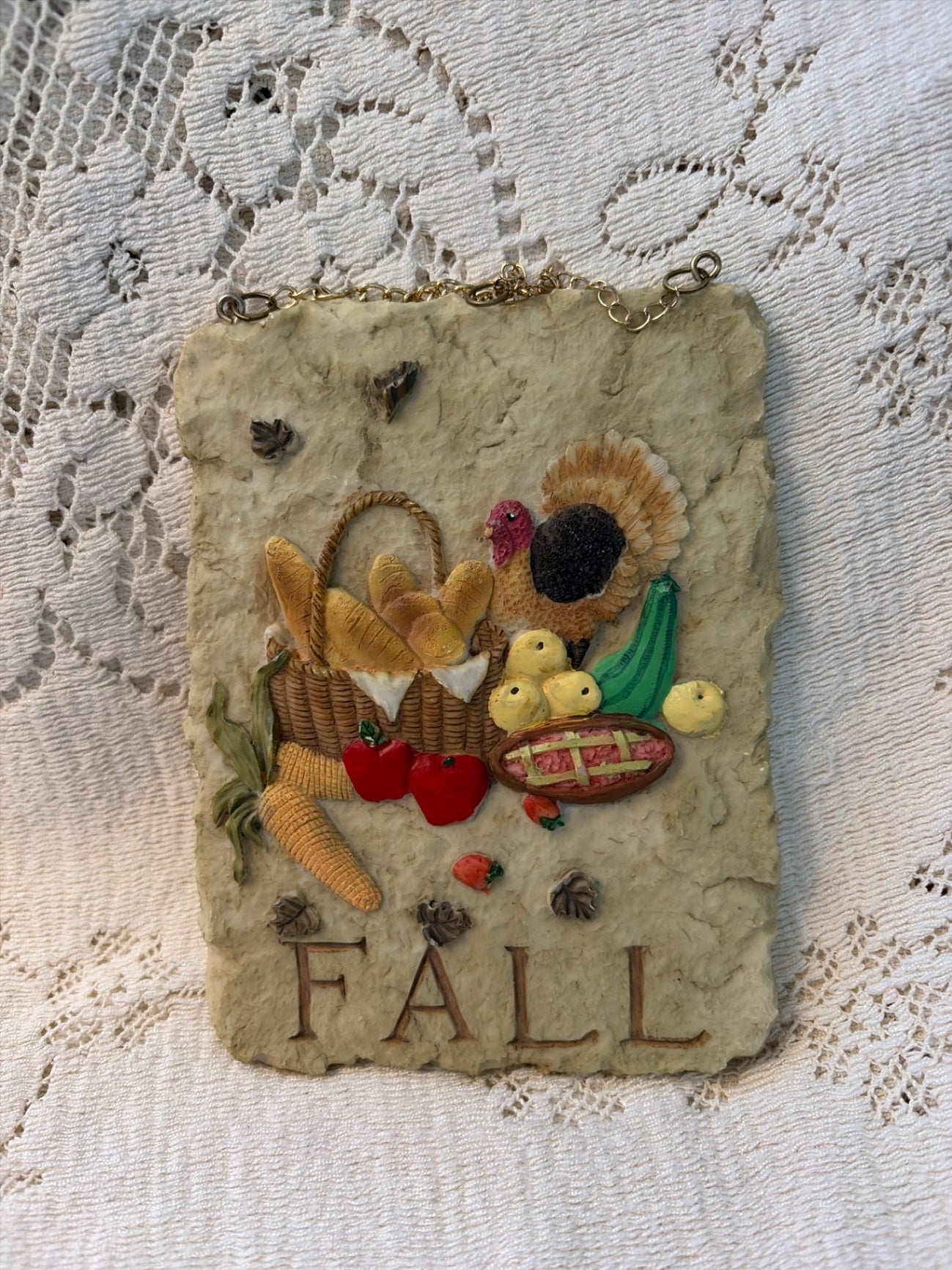5 1/2 x 4” FALL wall hanging
