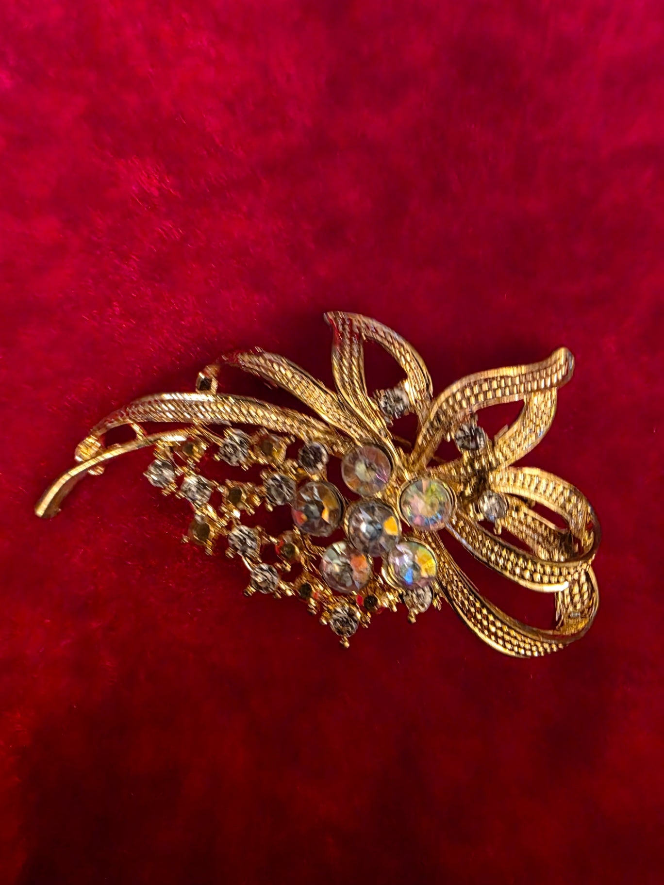 BROACH RHINESTONE VINTAGE.