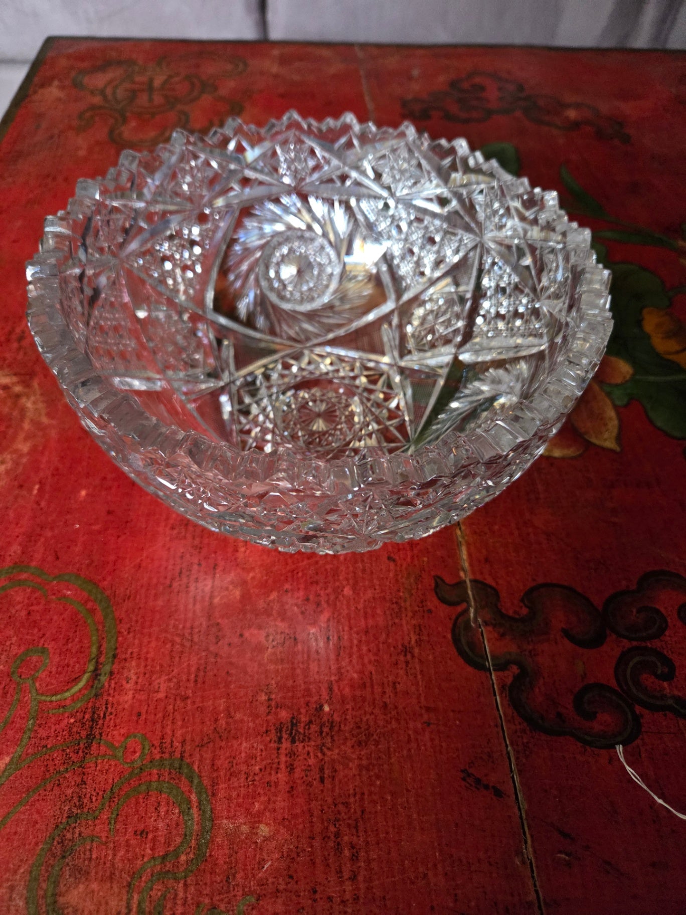 American Brilliana cut glass bowl