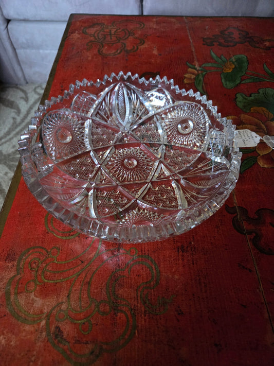 Imperial glass new cut berry bowl