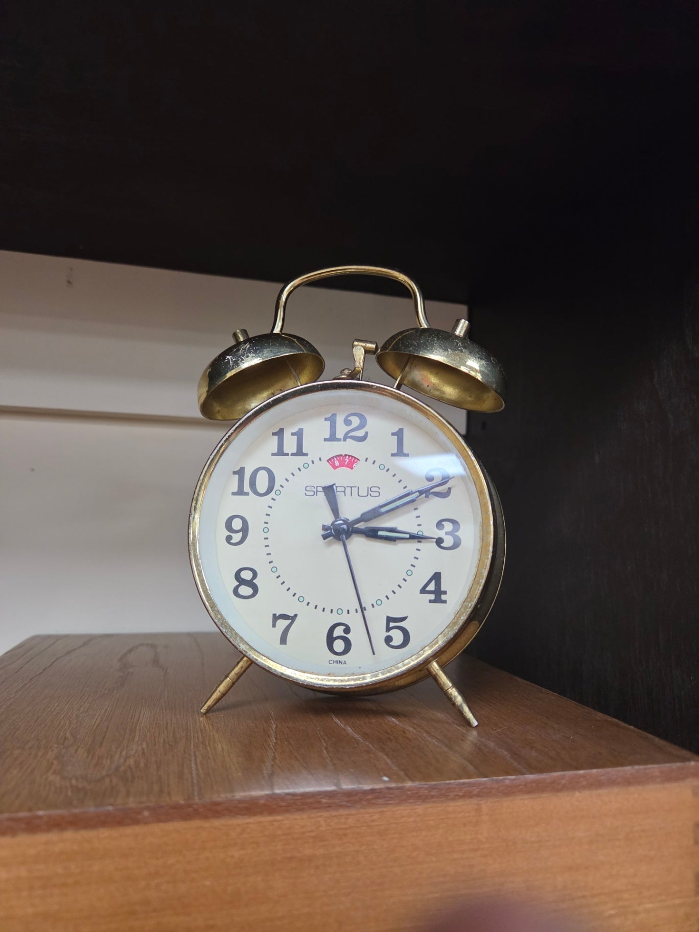Vintage brass clock