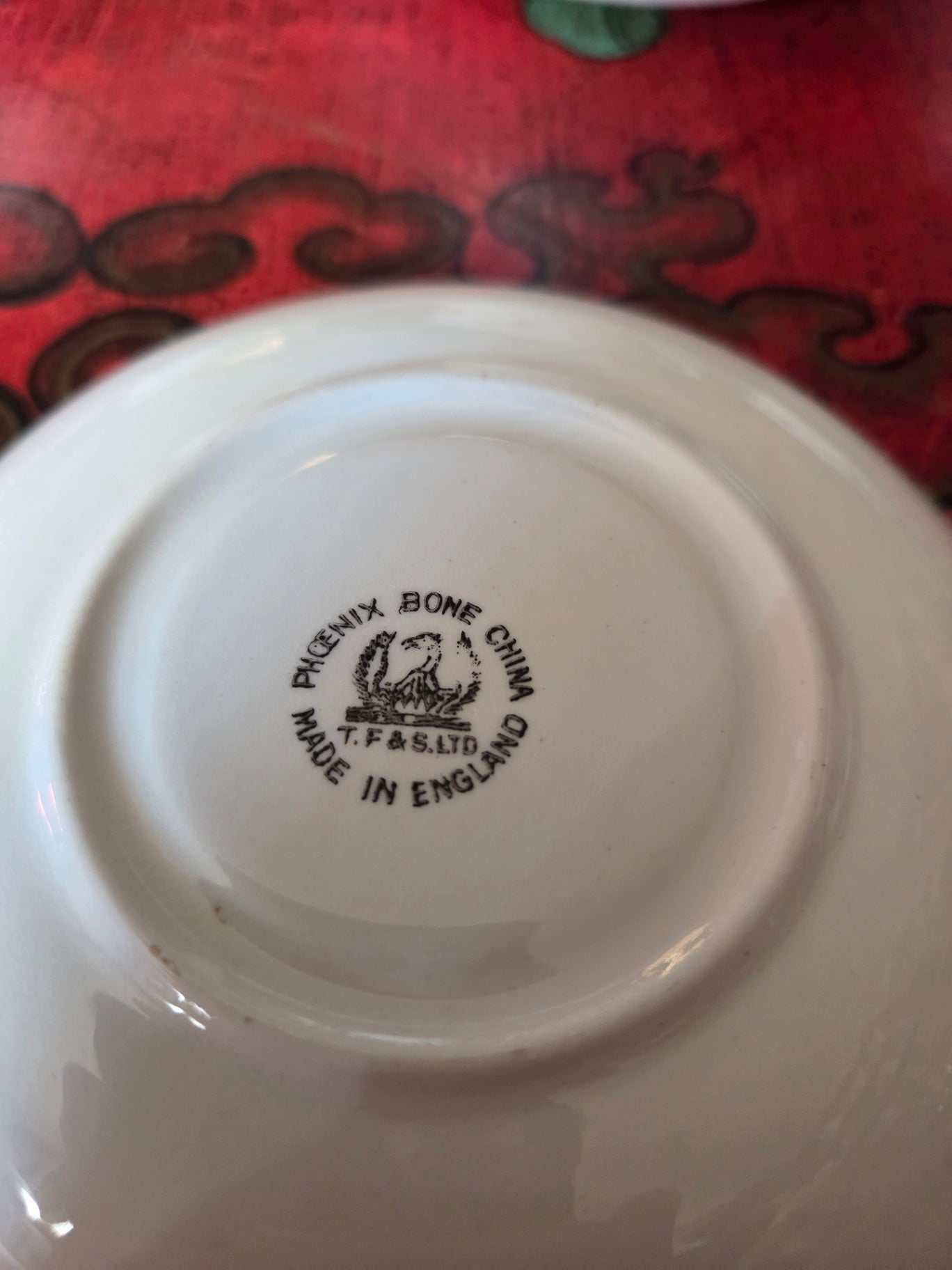 5 sets cups saucers Phoenix England