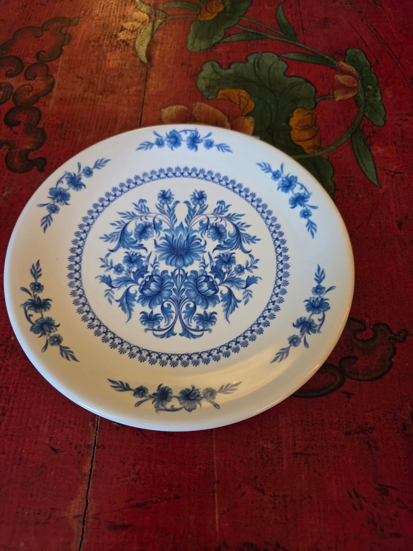 Sado Portugal blue white plate