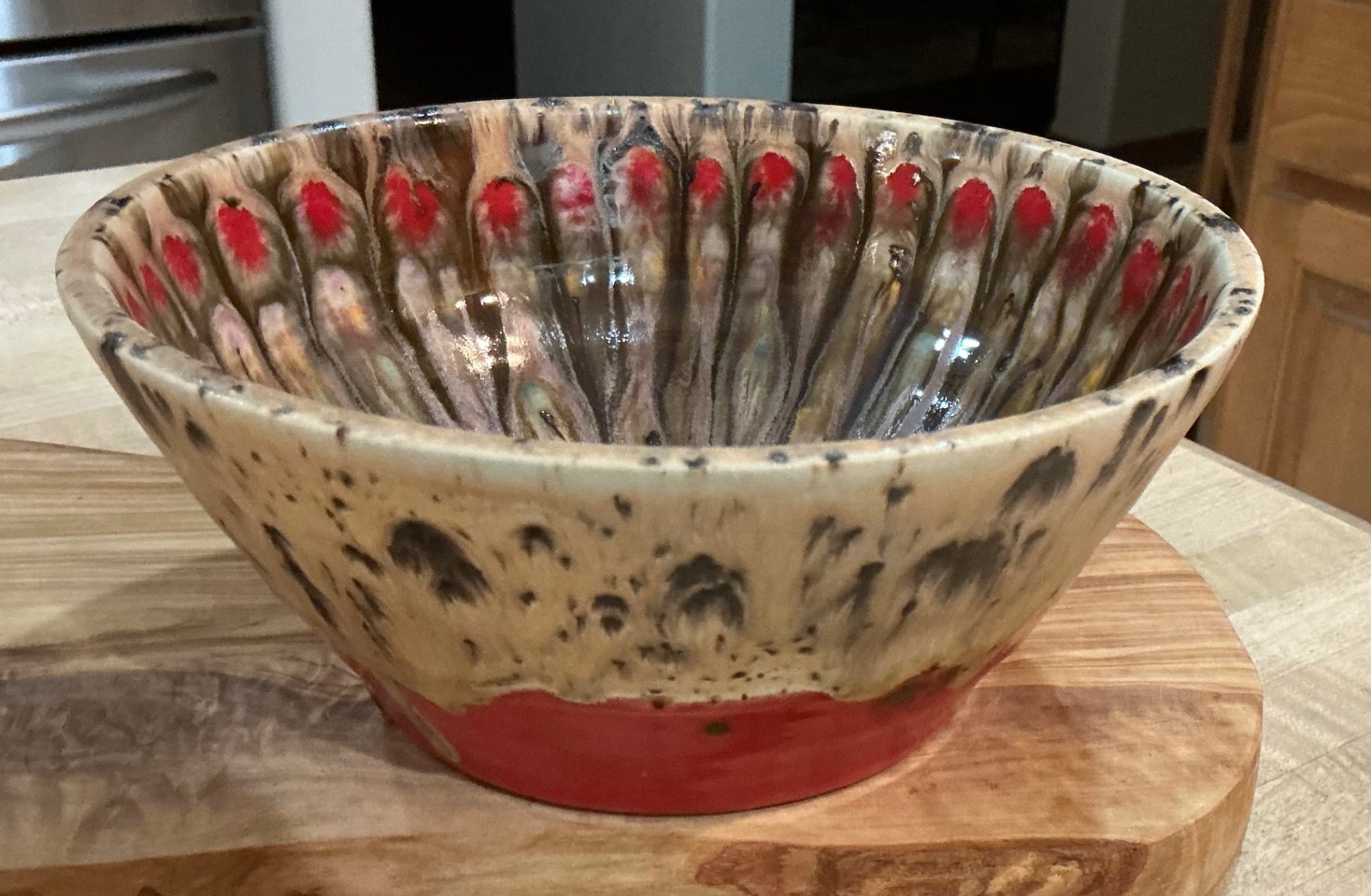 Locally crafted hand turned bowl