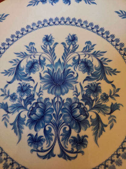 Sado Portugal blue white plate