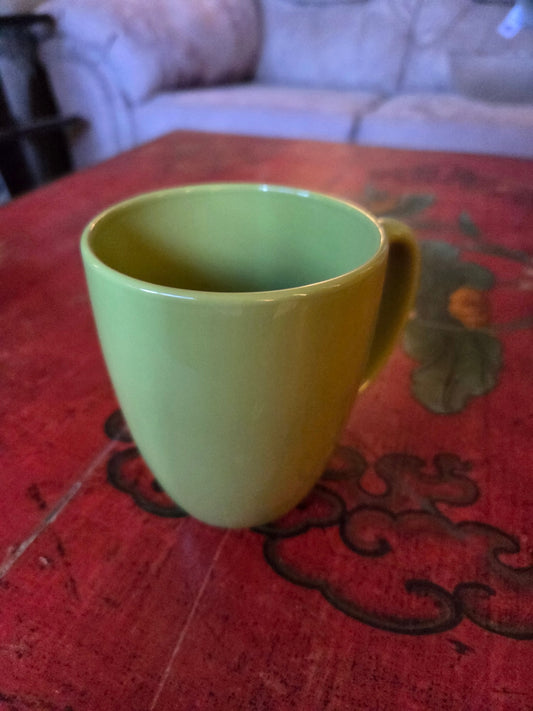 Corelle lime green mug