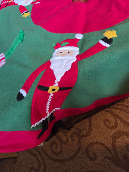 Christmas Eve tree skirt.