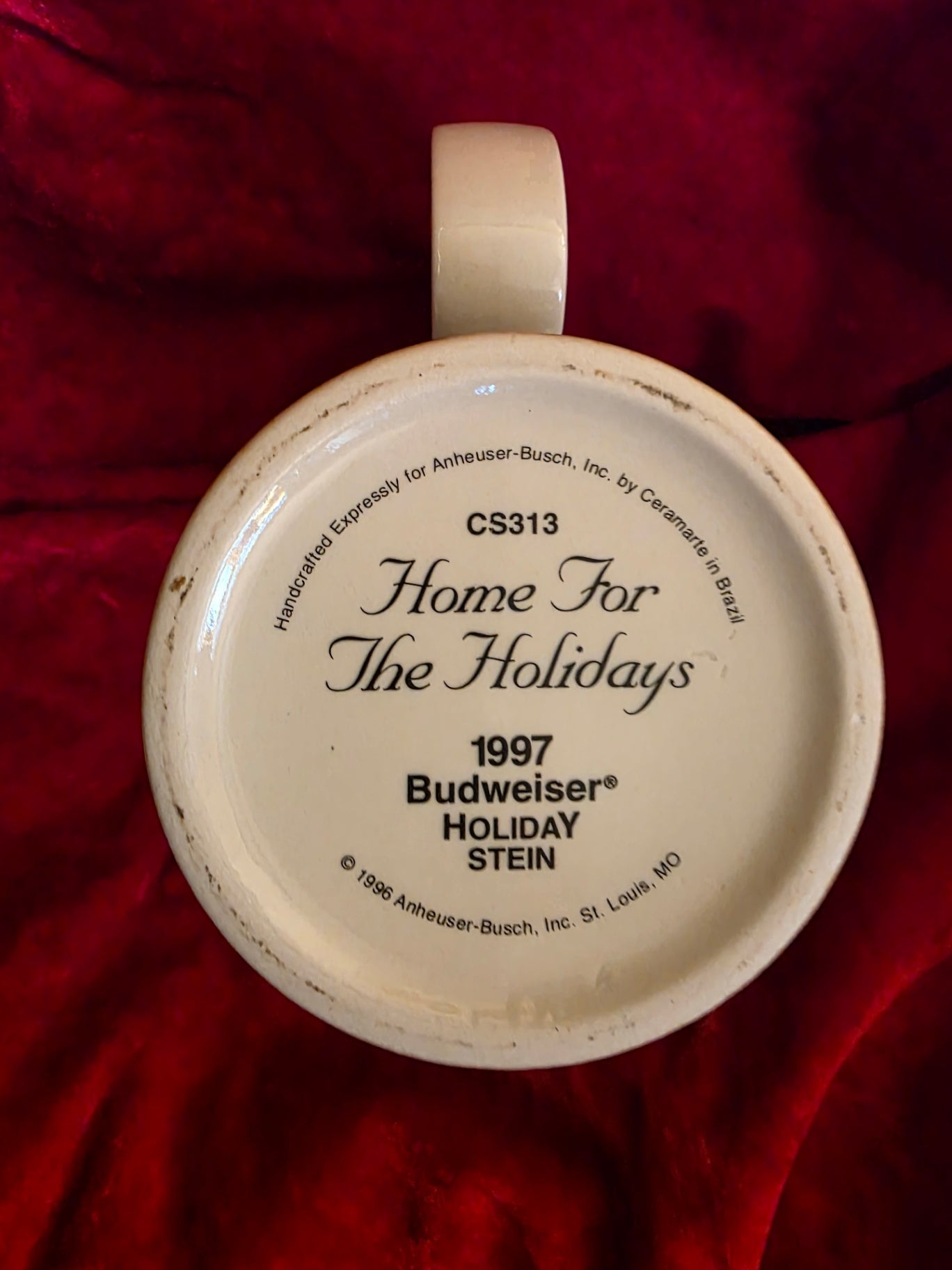 BUDWEISER, 1997 STEIN.
