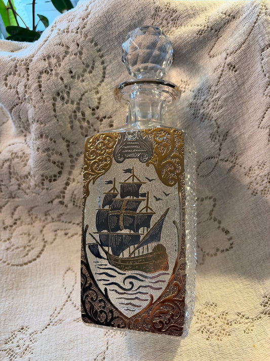 Gorgeous Bohemian Crystal decanter 