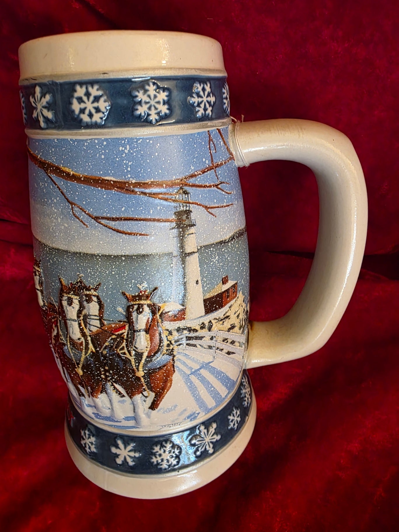 BUDWEISER, 1995 STEIN.