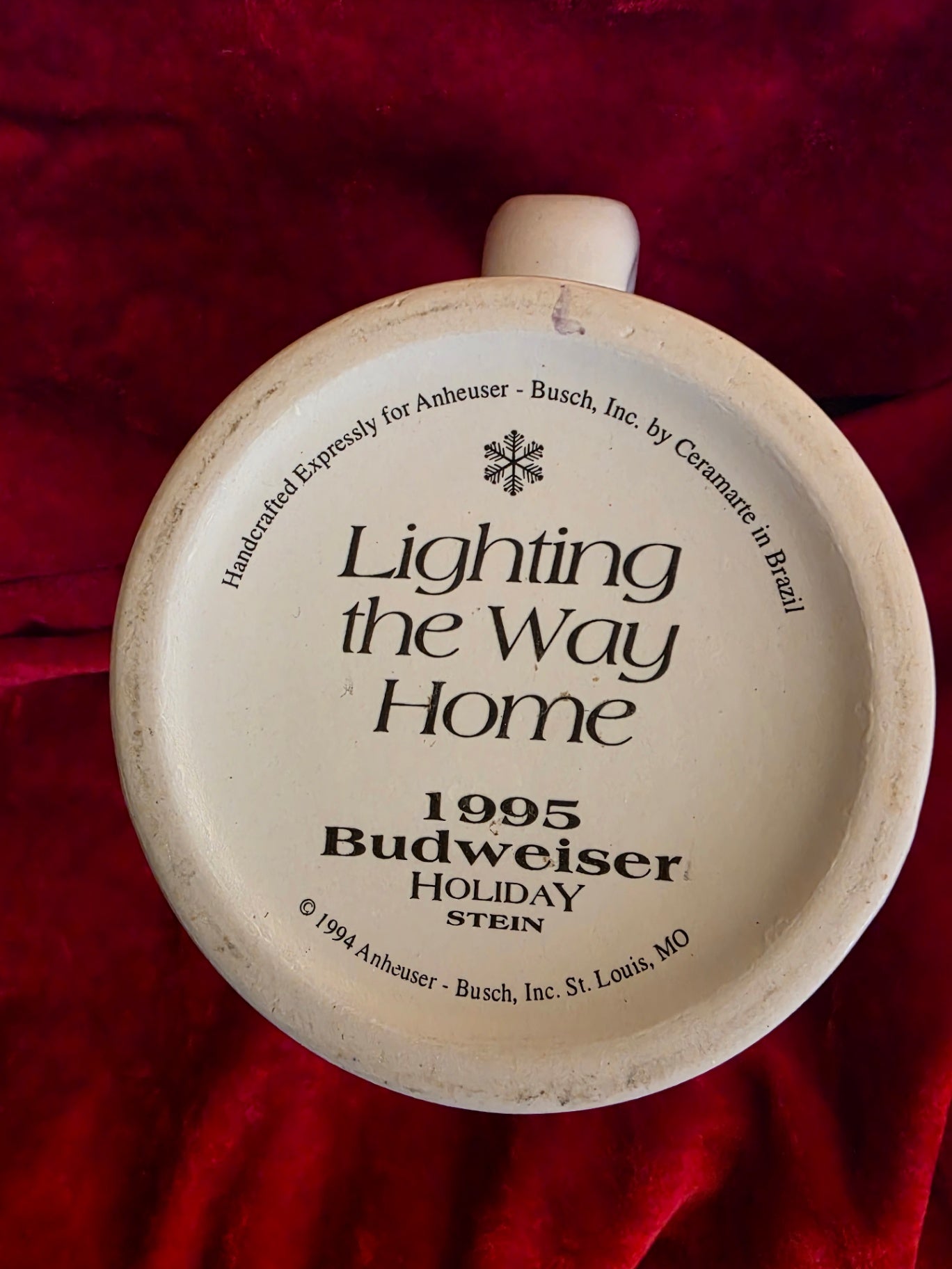 BUDWEISER, 1995 STEIN.