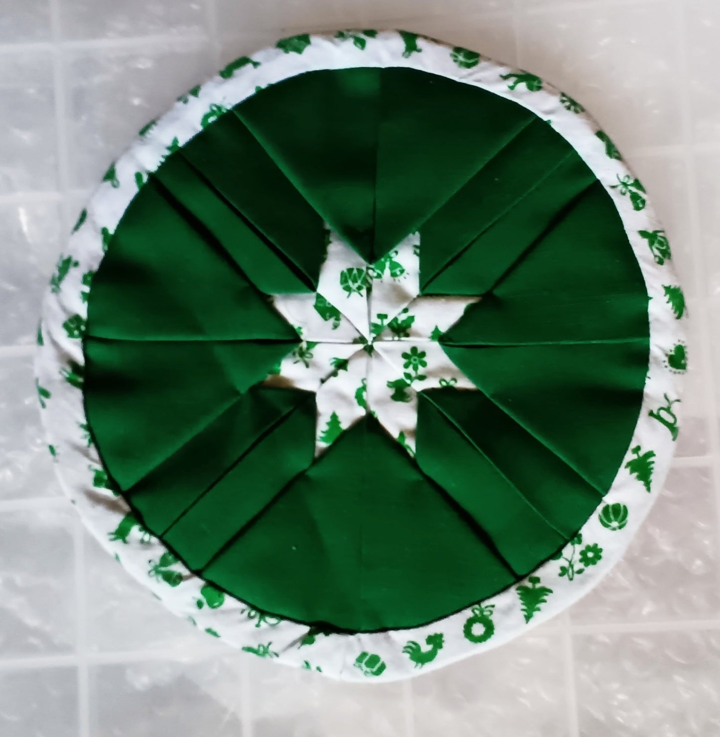 Hand Sewn Hot Pad or Small Tree Skirt