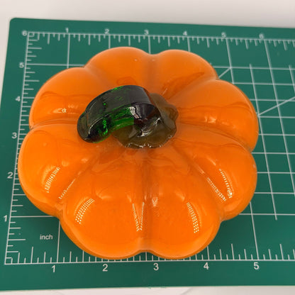Orange Glass Pumpkin