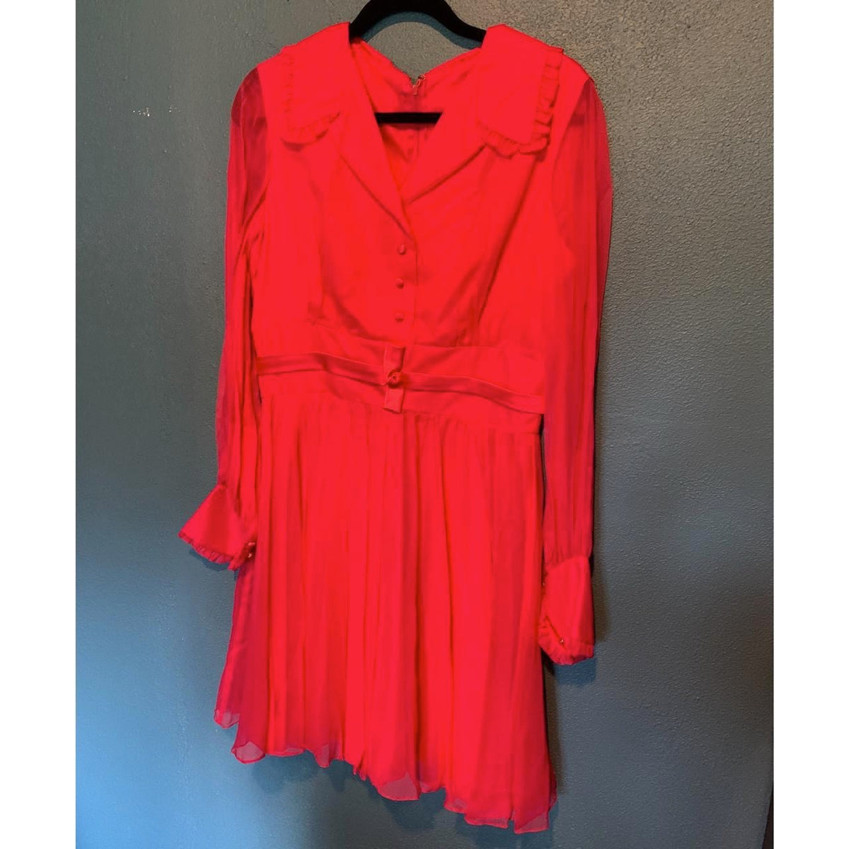 1960s Emma Domb Pink Party Dress