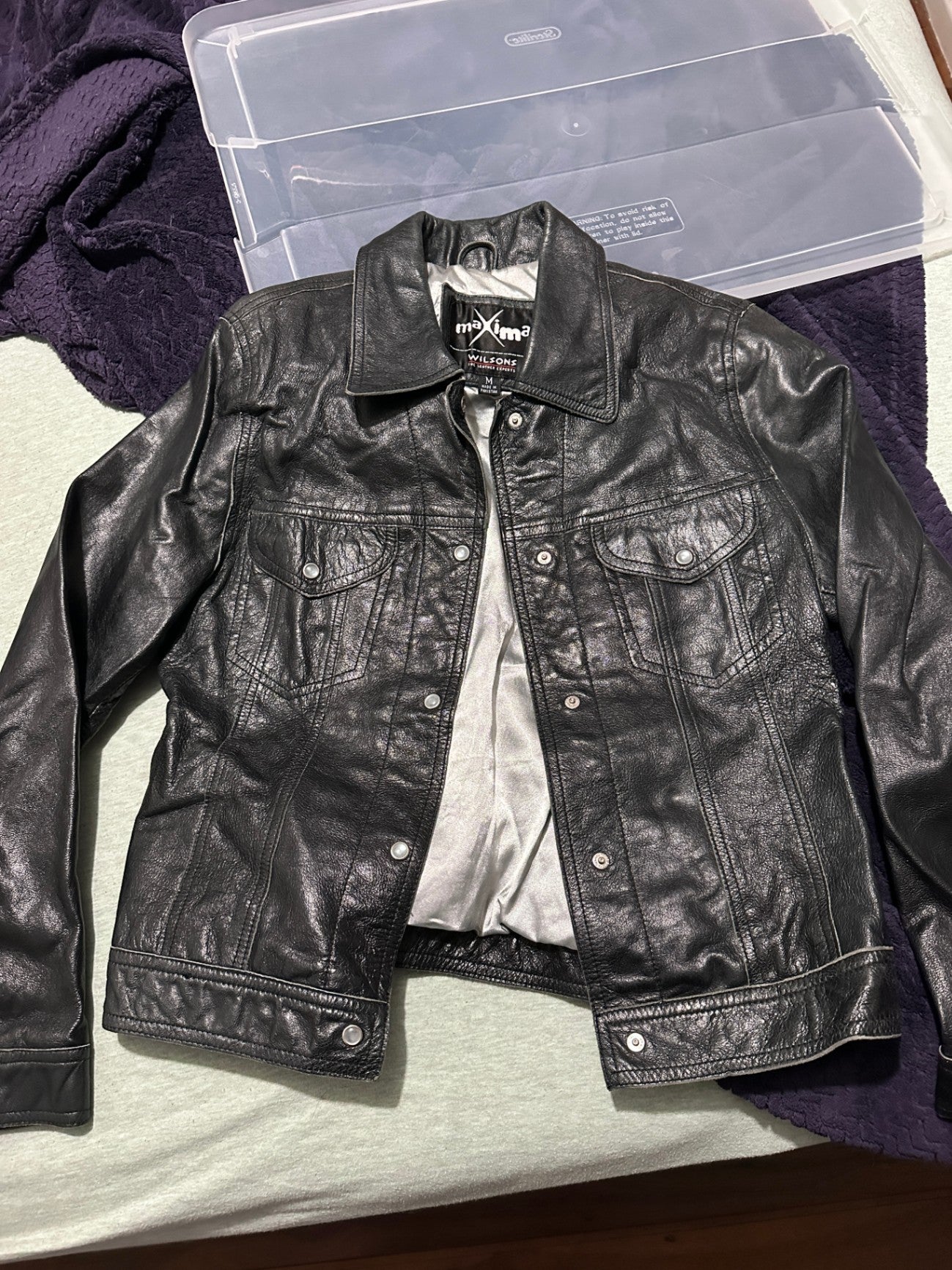 1990s Wilsons Leather Jacket