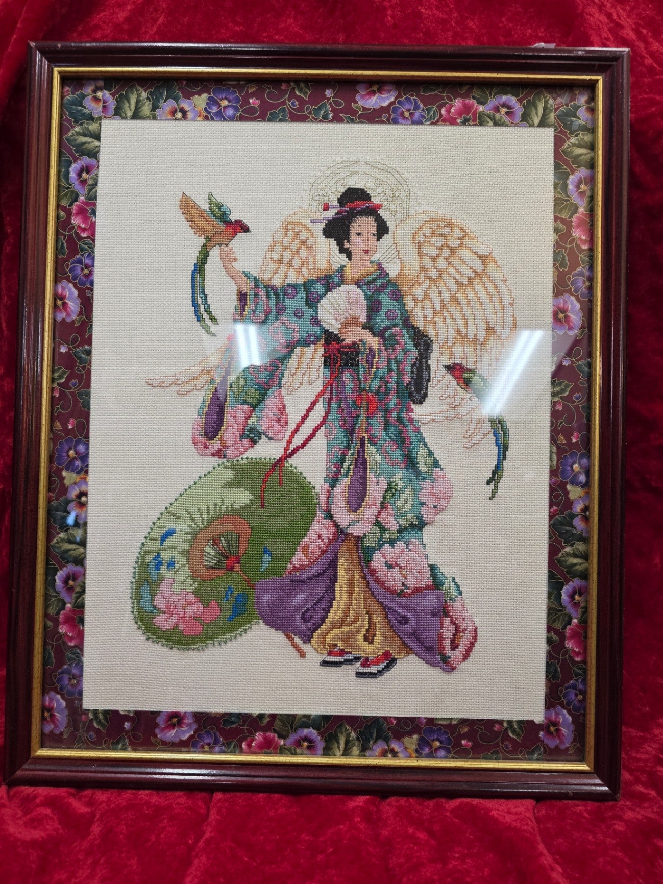 JAPANESE ANGEL NEEDLE POINT