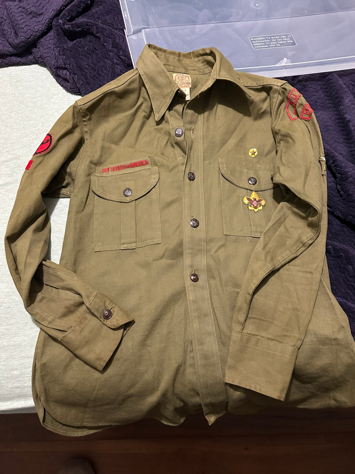 1940s Boy Scout Uniform Shirt