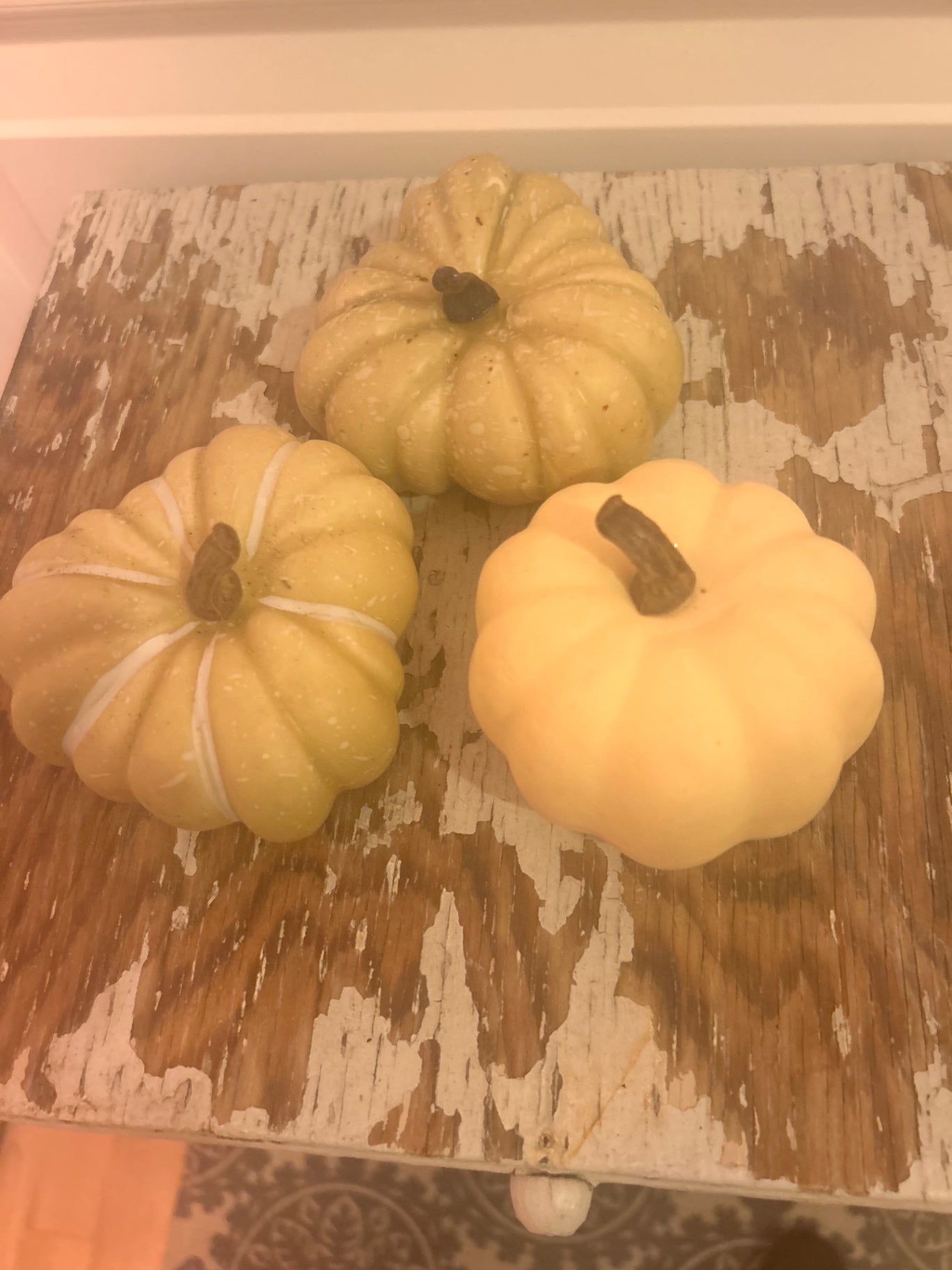 Small white pumpkin